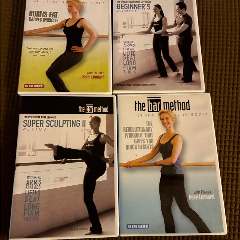 Pure Barre Workout DVD Set - Black, White, Blue